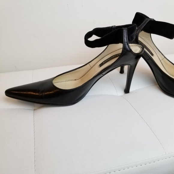Sergio Rossi velvet ankle strap heels 36.5 - Picture 5 of 8